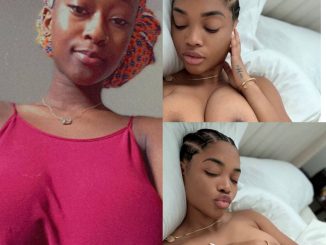 Naija Baby With Big Boobs Flaunting Her Fresh Breast