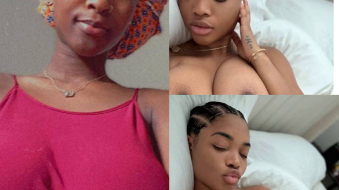 Naija Baby With Big Boobs Flaunting Her Fresh Breast