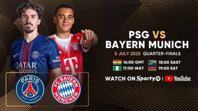 LIVESTREAM: Paris Saint-Germain vs Bayern Munich | FIFA Club World Cup Quarter Final